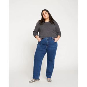 Universal Standard High Rise Jeans in Blue